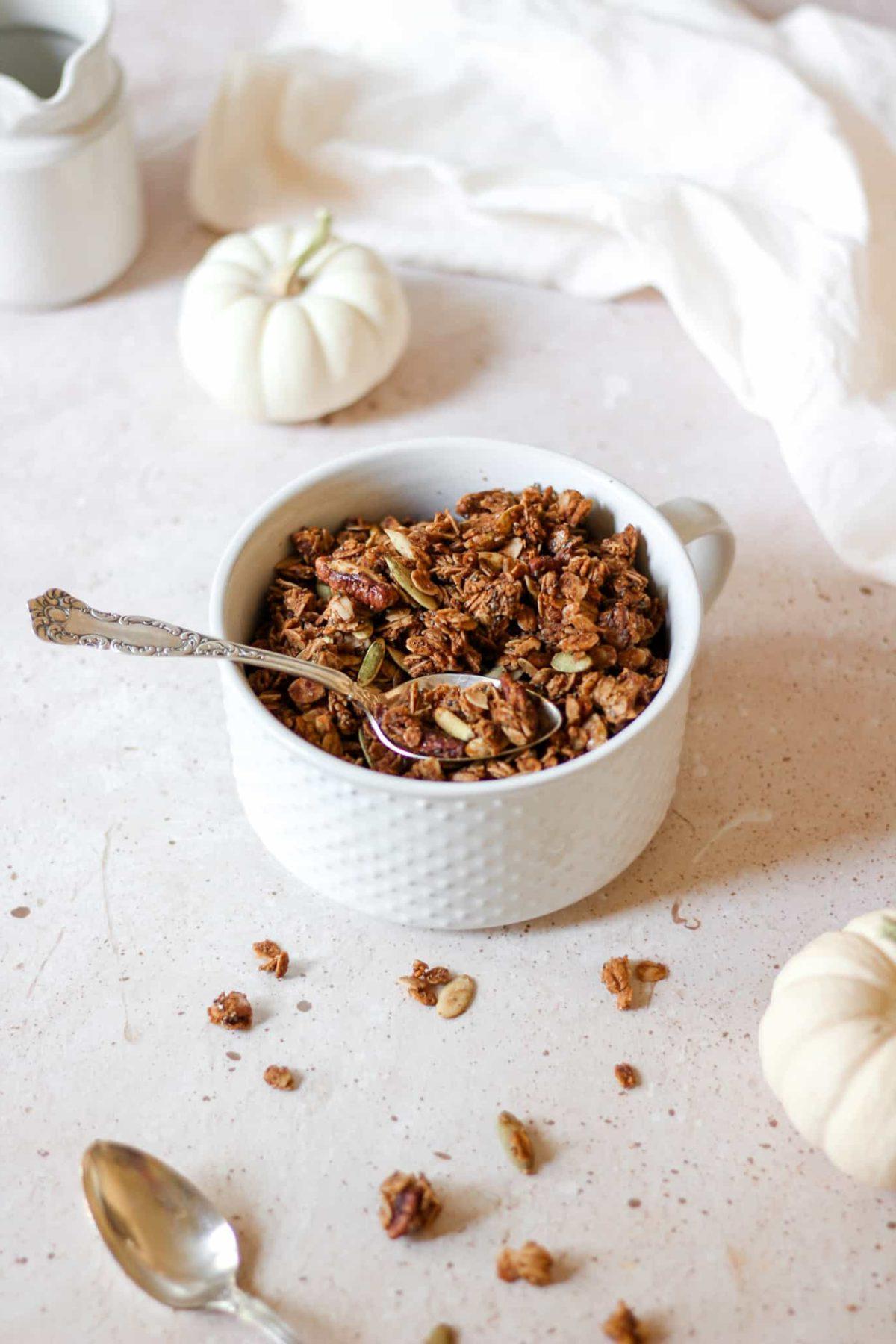 Naturally Sweetened Pumpkin Spice Granola Naturally Sweetened Pumpkin Spice Granola