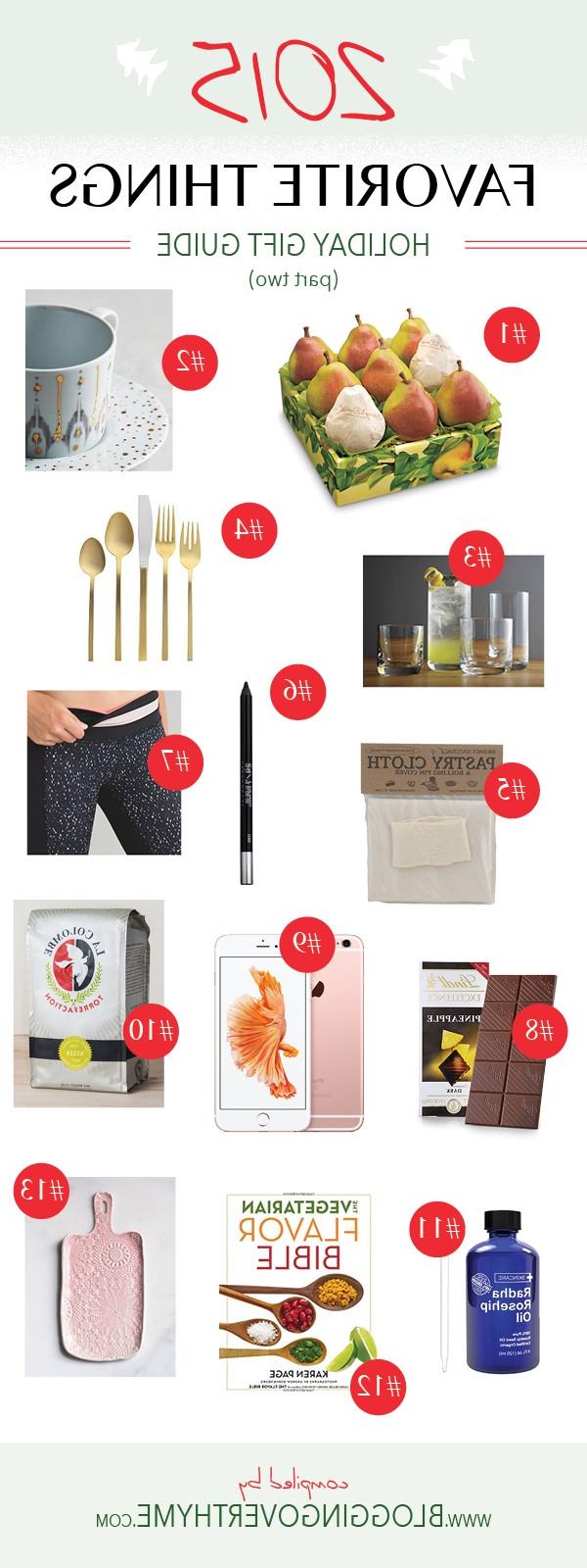 2015 Favorite Things Holiday Gift Guide. 13 gift ideas for the holiday season!