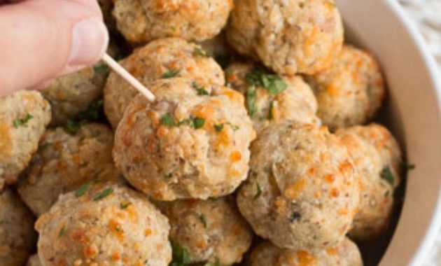 Glutensiz sosis topları