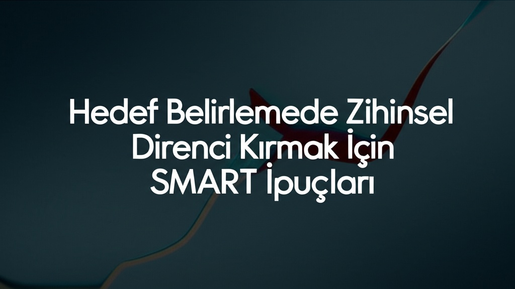 Hedef Belirlemede Zihinsel Direnci Kırmak İçin SMART İpuçları.