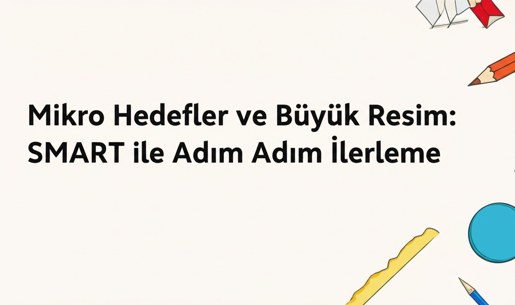 Mikro Hedefler ve Büyük Resim: SMART ile Adım Adım İlerleme.