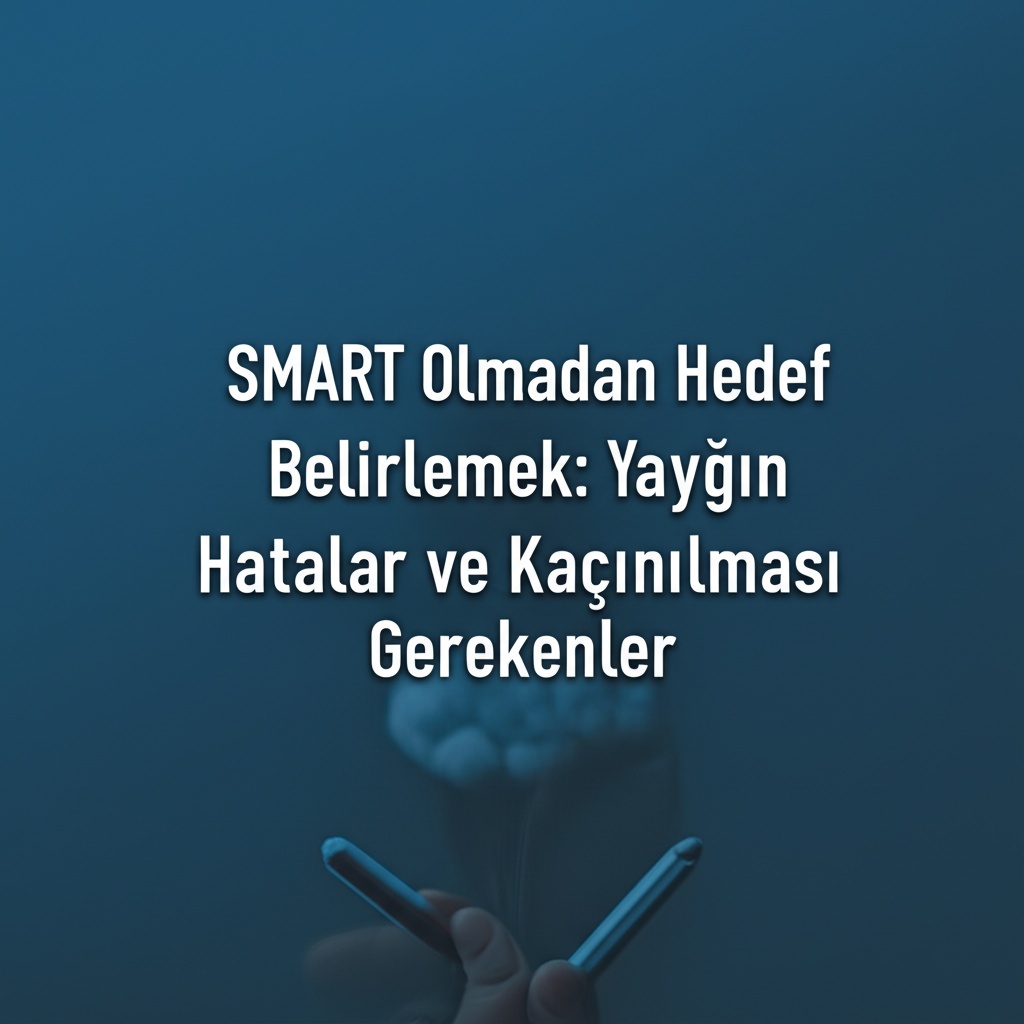 SMART Olmadan Hedef Belirlemek: Yaygın Hatalar ve Kaçınılması Gerekenler.